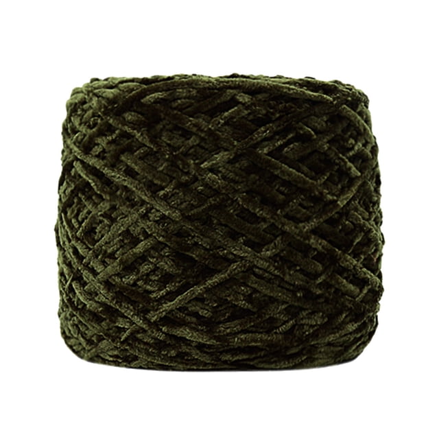 LSLJS Yarn for Crocheting Soft Knitting Yarn for Crafts Multicolor Yarn Gold Velvet Yarn Roving Scarf Knit Wool Yarn Thickness Warm Hat Household DIY Yarn