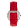 thumbnail image 2 of Simplify SIM6503 The 6500 Leather Band Watch for Unisex, Red & Black, 2 of 3