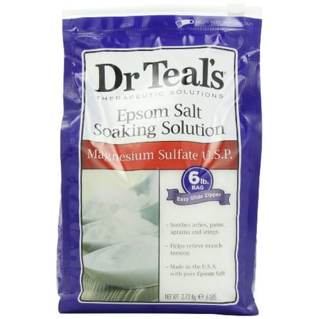 ounce magnesium epsom sulfate soaking teal salt solution dr