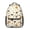 Multicolor Cat and, variant on Pink Cat Head White Pattern Backpack for School, Cute School Bag with Adjustable Shoulder Straps and Padded Back, 15.3"x11"x6.7"
