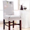 thumbnail image 2 of Funda corta para silla de comedor, silla de , funda a para taburete , de asiento para en hogar, Estilo_4 Soledad Fundas para sillas de comedor, 2 of 9