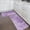 Purple, variant on Farmhouse Rustic Kitchen Mats for Floor 2 Piece Set, Woodgrain Boho Floral Runner Area Rug Floor Mat, Abstract Lavender Purple Flower Farmhouse Kitchen Decor and Accessories, 17x30 and 17x47 Inches