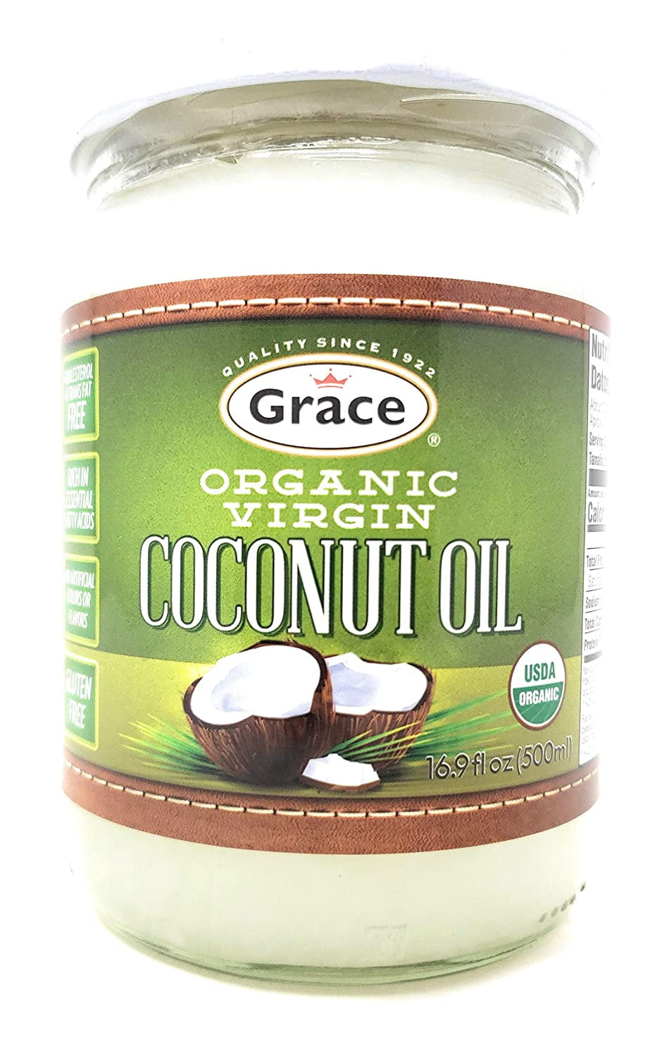 Grace Organic Virgin Coconut Oil 500ml