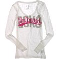 thumbnail image 1 of Camiseta estampada Ecko Unltd. con cuello en V L/s para mujer blanca pequeña, 1 of 1