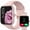 Pink, variant on FCKJLY Smart Watch 1.83" Screen, Wireless Call, Fitness Tracker, Message Notifications, Multi-Sport, for iPhone Android