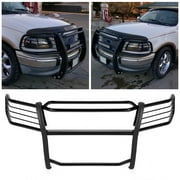 Kojem Front Bumper Grill Brush Headlight Guard Steel for 1997-2004  Ford F-150 F-250LD Heritage Expedition