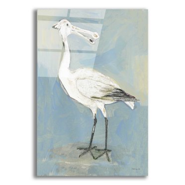 Epic Art 'Sea Bird 1' by Stellar Design Studio, Acrylic Glass Wall Art, 16"x24"