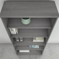 thumbnail image 4 of Scranton & Co Furniture 5 Shelf Bookcase in Platinum Gray, 4 of 6