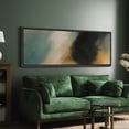 thumbnail image 2 of Large Framed Canvas Print Abstract Modern Wall Art Neutral Decorative for Living room Bedroom - 60"x20" Black Frame, 2 of 8