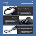 thumbnail image 2 of Pet leash Pet Retractable Dog with Flashlight Travel, Ergonomic Handle (red), 2 of 7