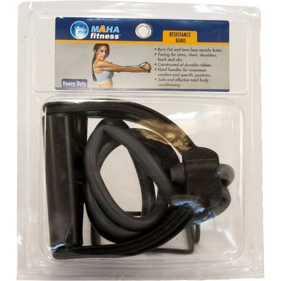 Maha Fitness Resistance Band With Hard Handles 1-Piece