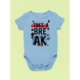 thumbnail image 3 of Take A Break, Nyc Bodysuit Infant -Image by Shutterstock,  6 Months, 3 of 4