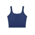 thumbnail image 5 of Women’s Sexy Square Neck Double Lined Seamless Sleeveless Cropped Tank Yoga Crop Basic Tops 2024, 5 of 6