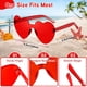 thumbnail image 5 of Lentes de Sol Rojos con Forma de Corazón para Mujer x14, 5 of 7