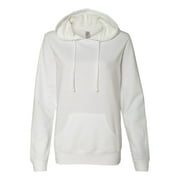 Independent Trading Co. Juniors’ Heavenly Fleece Lightweight Hooded Sweatshirt SS650 White XS