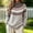 Gray, variant on Womens Sweaters Vintage Fair Isle Sweater Turtleneck Warm Long Sleeve Knit Pullover Casual Relaxed Fit Boho Trendy Fall Tops