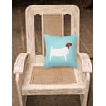 thumbnail image 2 of Carolines Treasures BB8060PW1818 Boer Goat Blue Check Fabric Decorative Pillow, 18 x 18 in., 2 of 2