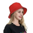thumbnail image 6 of Sikiie Red Glitter Reflective Double-Sided Bucket Hat, Sun Hat, for Gardening, Beaching, Camping, Hiking, Fishing, 6 of 6