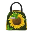 thumbnail image 1 of Fotbe Sunflower Bolsa de Almuerzo con Estampado, Lonchera Aislada, Contenedor de Comida Reutilizable Tipo Cooler a Prueba de Fugas, 1 of 6