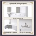 thumbnail image 6 of Multifunctional Storage Rack, Entryway Hall Tree with Storage Bench, Coat Rack Shoe Bench, 3-in-1 Design, Bedroom Living Room Decor in White, 6 of 8