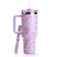 thumbnail image 4 of Hi Peach Layne 40oz Purple Beauty Insulated Tumbler with Nail File, 4 of 4