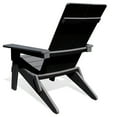thumbnail image 3 of Plastic Adirondack Chair Folding Lawn Chaise Chair with Cup Holder,for Outdoor Balcony Garden,Black, 3 of 7