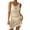 Beige, variant on Summer Crochet Hollow Out Knit Beach Bathing Suit Swim Cover Ups Cruise Outfits Vacation Dresses For Women 2025 Boho Bathing Suit Honeymoon Cruise Trendy Wear