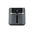 thumbnail image 3 of TRU 6-Quart Digital Air Fryer by Select Brands - Family Size, One-Touch Control, 8 Presets - Air Fry Chicken, Meat, Veggies, Fries - Nonstick Pot and Crisping Tray, Auto Shut Off, Matte Gray, 3 of 7