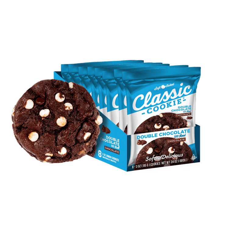 【bake keko様】専用・青360ｇ×2袋✨≪リクエスト特割特価≫ Classic Cookie Soft Baked Double Chocolate Cookies, 4 Boxes, 32