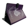 thumbnail image 3 of TPU Shell Case for iPad Mini 5 (2019) 5th Gen Purple Butterfly Slim PU Leather Folding Stand Cover with Auto Wake/Sleep for 7.9 Inch, 3 of 6