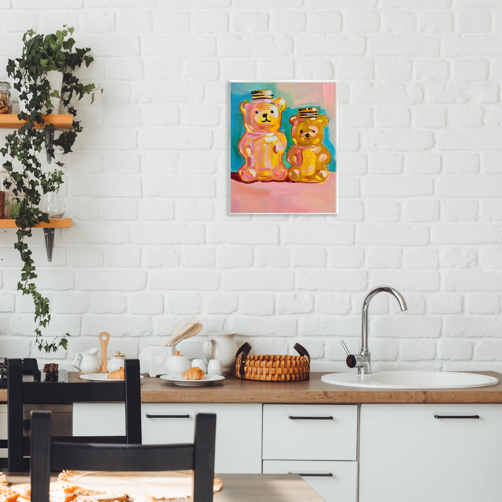 Stupell Industries Joyful Honey Bears Duo Wall Plaque Art, design by The Prints Vibe