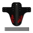 thumbnail image 5 of Yuarrent Guardabarros de neumáticos Guardabarros de carbono resistente al desgaste Accesorios de protección de montaña delantera Ciclismo Piñón fijo Rojo 2piezas Yuarrent CBP000034, 5 of 5