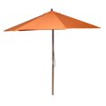thumbnail image 1 of Jordan Manufacturing UMP903-ORANGE 9 ft. Orange Wooden Market Umbrella - Orange, 1 of 1