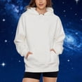 thumbnail image 3 of FchengtaiS Unisex Sparkly Glitter Print Hoodies Long Sleeve Hooded Sweatshirt Casual Fashion Bling Shimmery Pullover Tops, 3 of 5