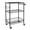 Black, variant on Hyper Tough 3-Tier New Multipurpose Rolling Cart, Black Color, 495lbs Load Capacity