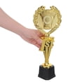 thumbnail image 4 of FESTFENDS Premio Trofeo De Plástico Color Dorado Con Para Eventos Deportivos Y Decoraciones De Fiesta, 4 of 7
