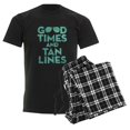 thumbnail image 6 of CafePress - Good Times Tan Lines Print Men's Dark Pajamas - Men's Dark Loose Fit Cotton Pajama Set, 6 of 7