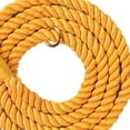 thumbnail image 4 of Handcrafted Dog Leash Multifunctional Double Head Braiding Dog Training Leash with Gold Accessories for Running, 4 of 5