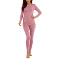 thumbnail image 2 of Wlynlyn Womens Thermal Underwear Set Winter Warm Long Johns Fleece Thick Base Layer Pajamas Sets, 2 of 10