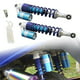 Photo 1 of (USED) GZYF 2PCS 400mm Motorcycle Rear Air Shock Absorbers Universal Blue & Silver