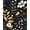 Blue&Black, variant on Vintage Dark Floral Wallpaper Peel and Stick Blue/Gold Leaf Wallpaper Waterproof Self Adhesive Removable Boho Wall Paper Modern for Bedroom Walls Drawer Cabinet 17.5in x 197in