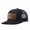 Black, variant on BEST DAD EVER letter leather label pattern, suitable for travel and casual outfits, breathable outdoor baseball cap for men, adjustable