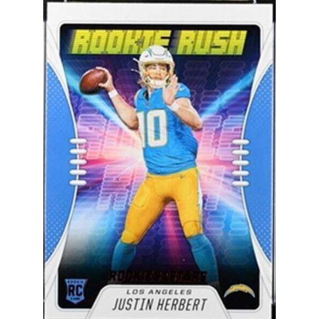NFL 2020 Rookies & Stars Rookie Rush Justin Herbert Trading Card (Rookie Card) #RR-3