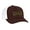 Maroon, White Mesh, variant on EST. 1998 Leather Patch Trucker Snapback Hat-Maroon-White Mesh