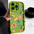 thumbnail image 3 of Funda de silicona con flores de colores para iPhone 15, 16 Pro Max, 14, 13, 12, 11 Pro Max, 7, 8, XR, XS, SE, a prueba de golpes, suave, TPU, 3 of 5