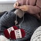 thumbnail image 4 of Sofa Vama Ropa de Cama Hilo de algodón de leche de 5 hebras para tejer a crochet, ideal para suéteres de bebé. for Navideño, 4 of 4