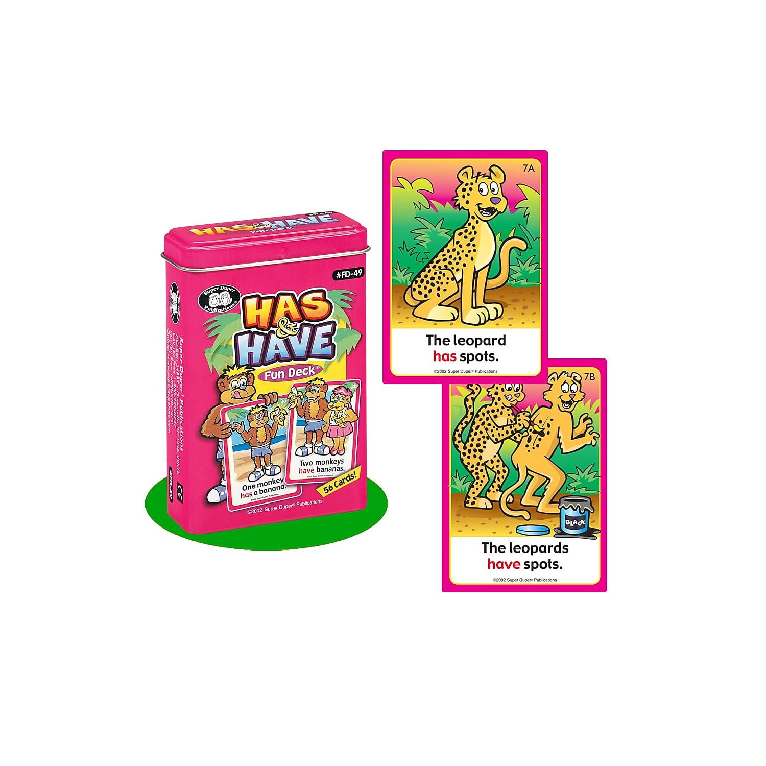 Super Duper Publications Has & Have Fun Deck Language and Verb Form