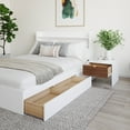 thumbnail image 4 of Nexera Harper Ensemble de Chambre Réversible 3 Pcs, Blanc, Double, 4 of 6