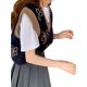 thumbnail image 5 of VISgogo - Chaleco de punto con cuello en V para mujer, diseño de flores a la moda, camisetas sin mangas apiladas VISgogo  moda, 5 of 6