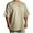 Khaki, variant on lmcalzta Mens T-Shirts Crewneck Heavyweight Shirts Short Sleeve Cotton Tshirts for Men Basic Workout Tops